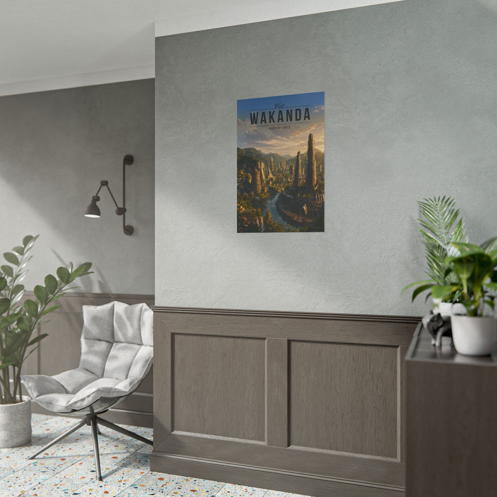 Wakanda Travel Poster