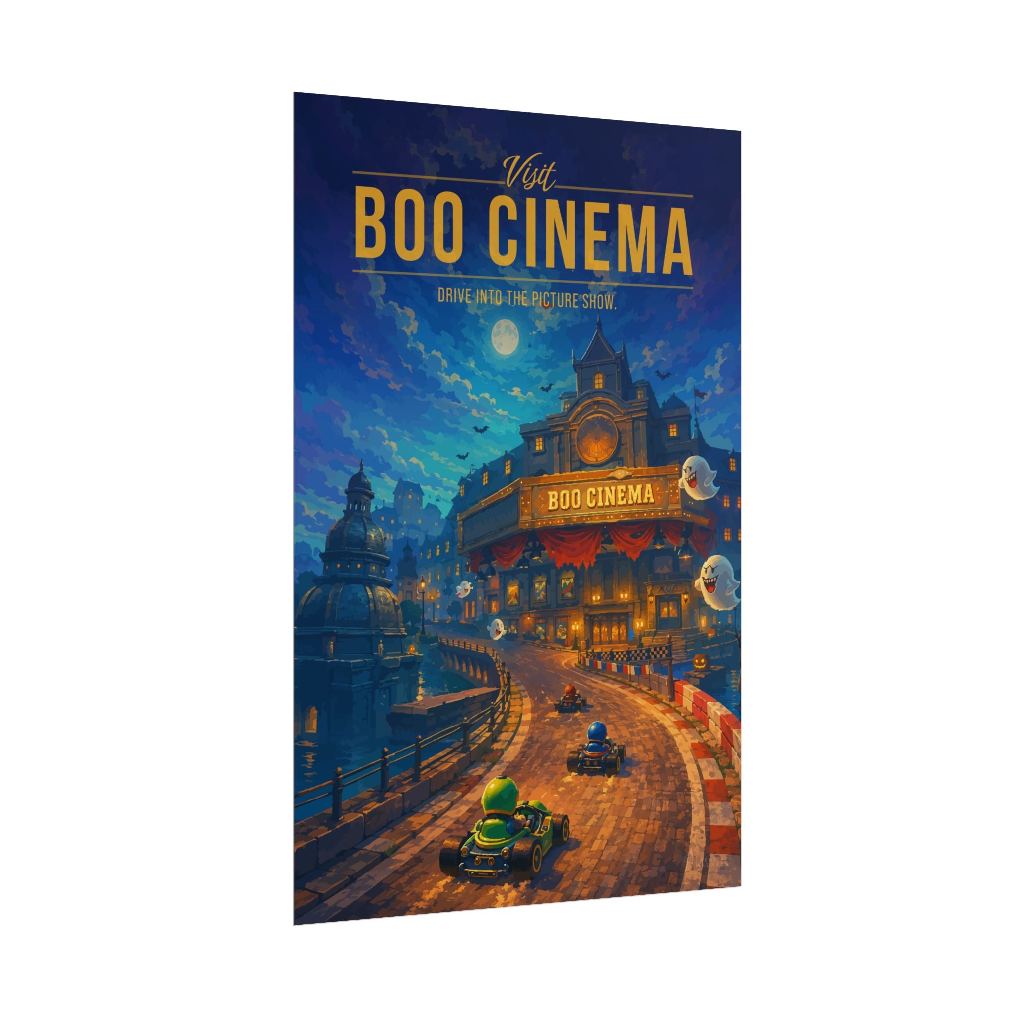 Boo Cinema Travel Poster