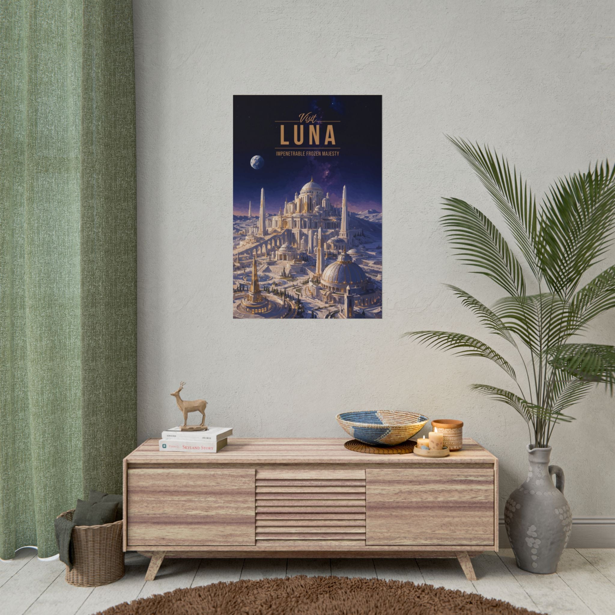 Luna Travel Poster