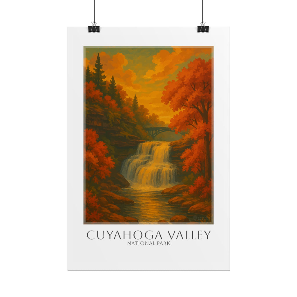 CUYAHOGA VALLEY  * Travel Poster * National Park Wall Art