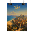 Troy Travel Poster