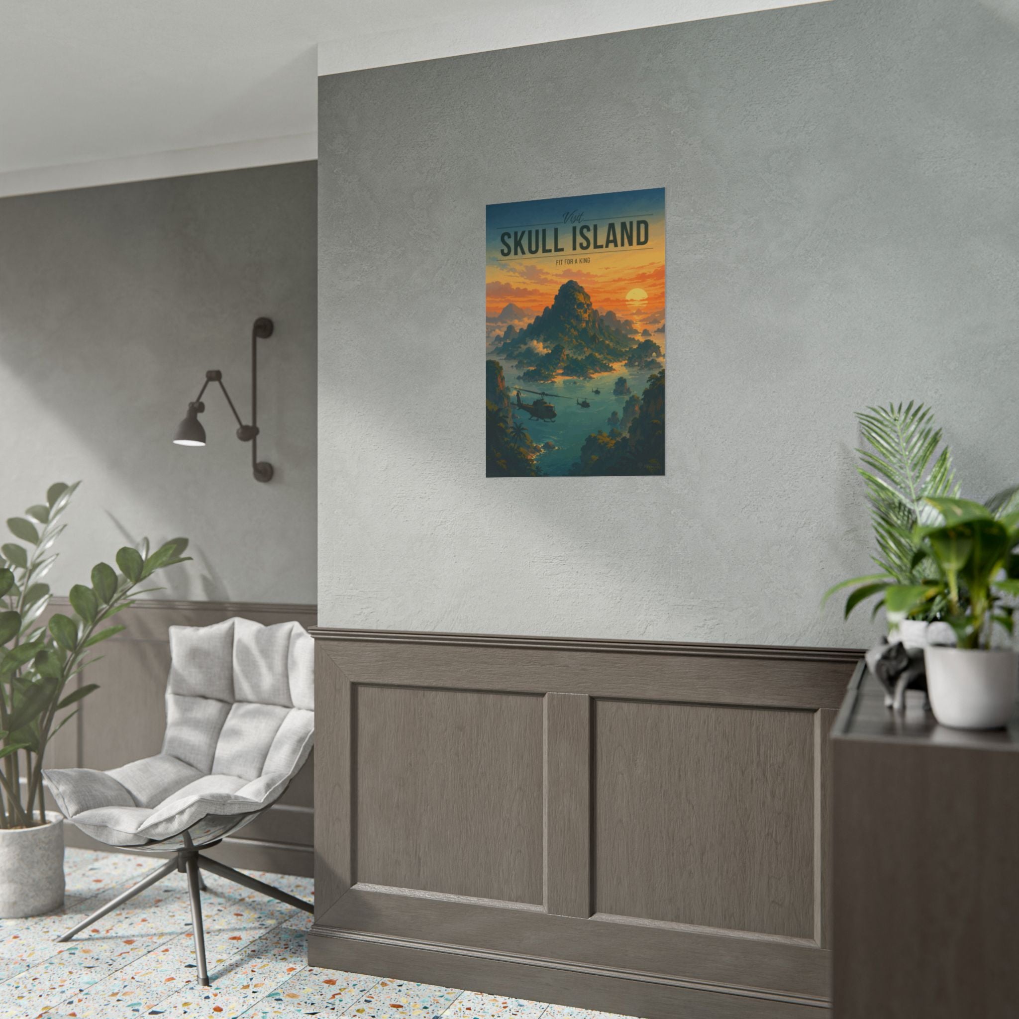 Skull Island Travel Poster