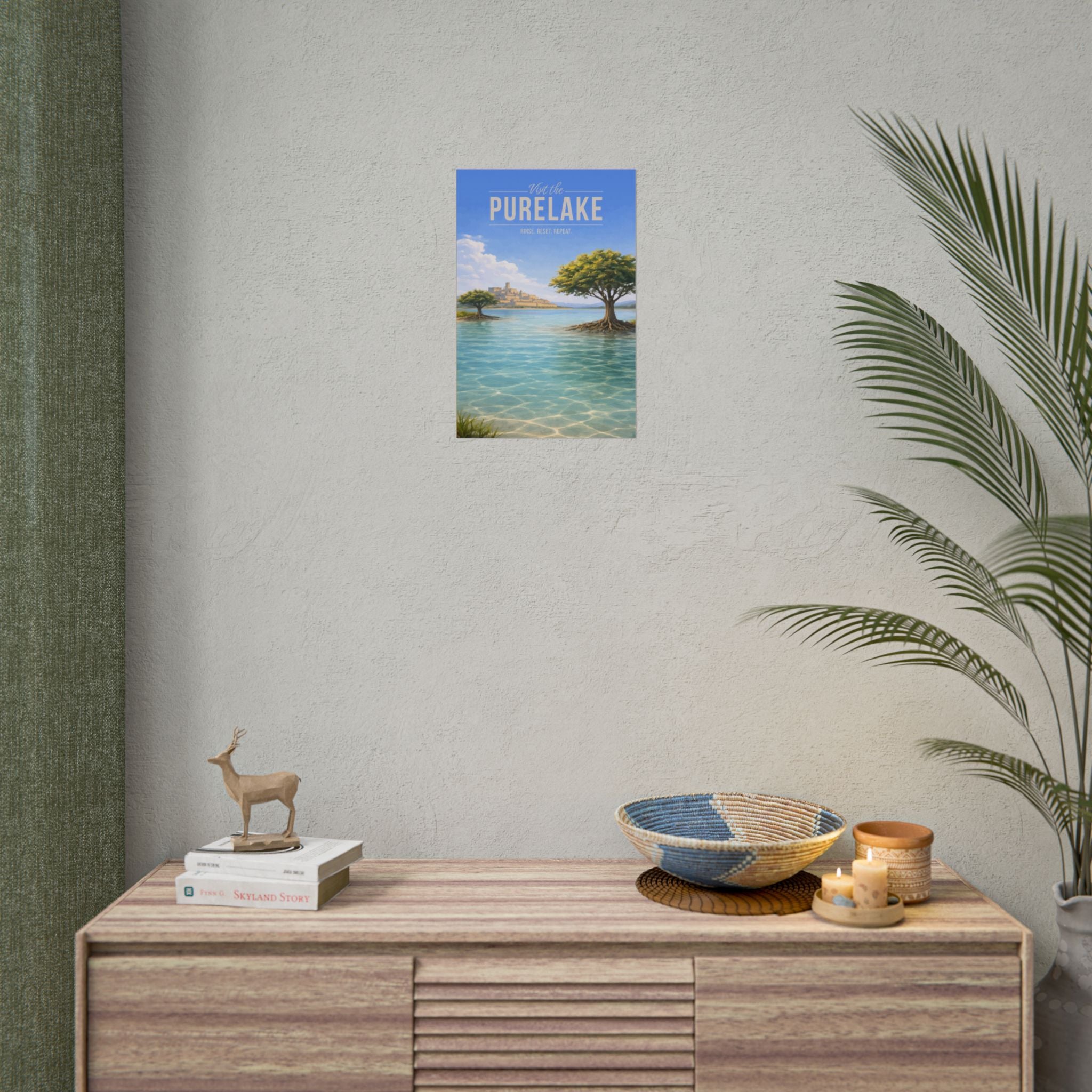 Purelake Travel Poster