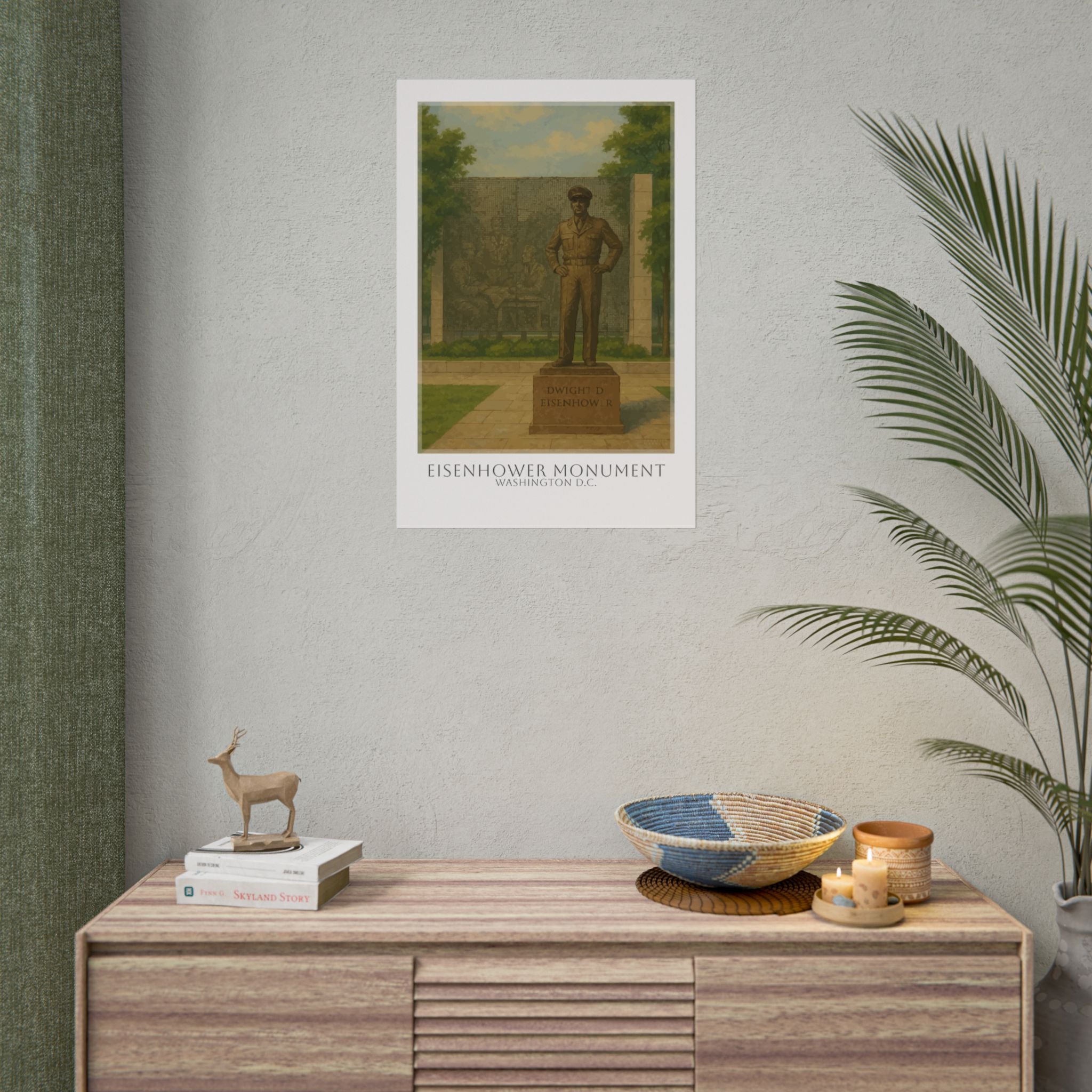 Eisenhower Monument Travel Poster