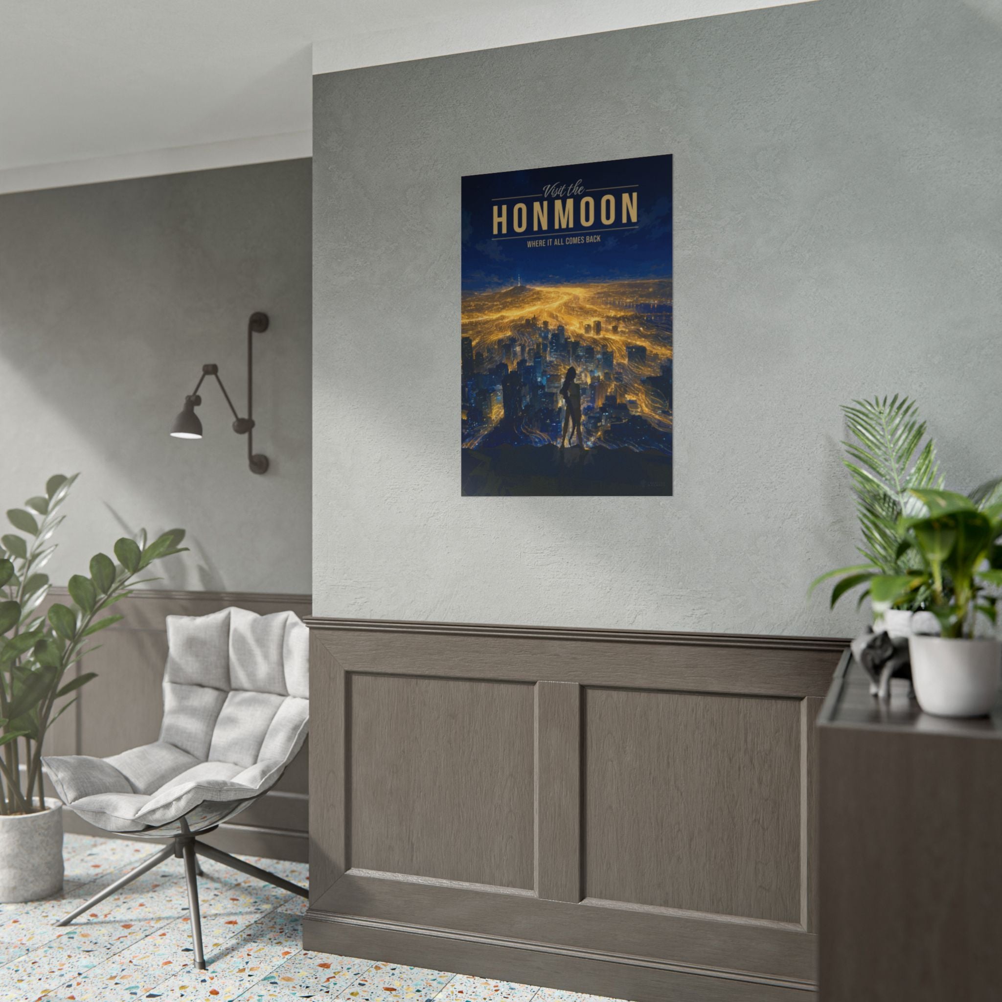 Honmoon Travel Poster