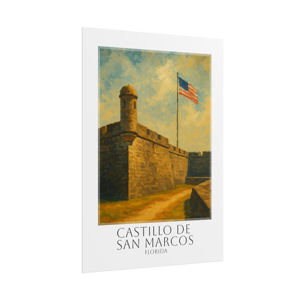 Castillo De San Marcos Travel Poster