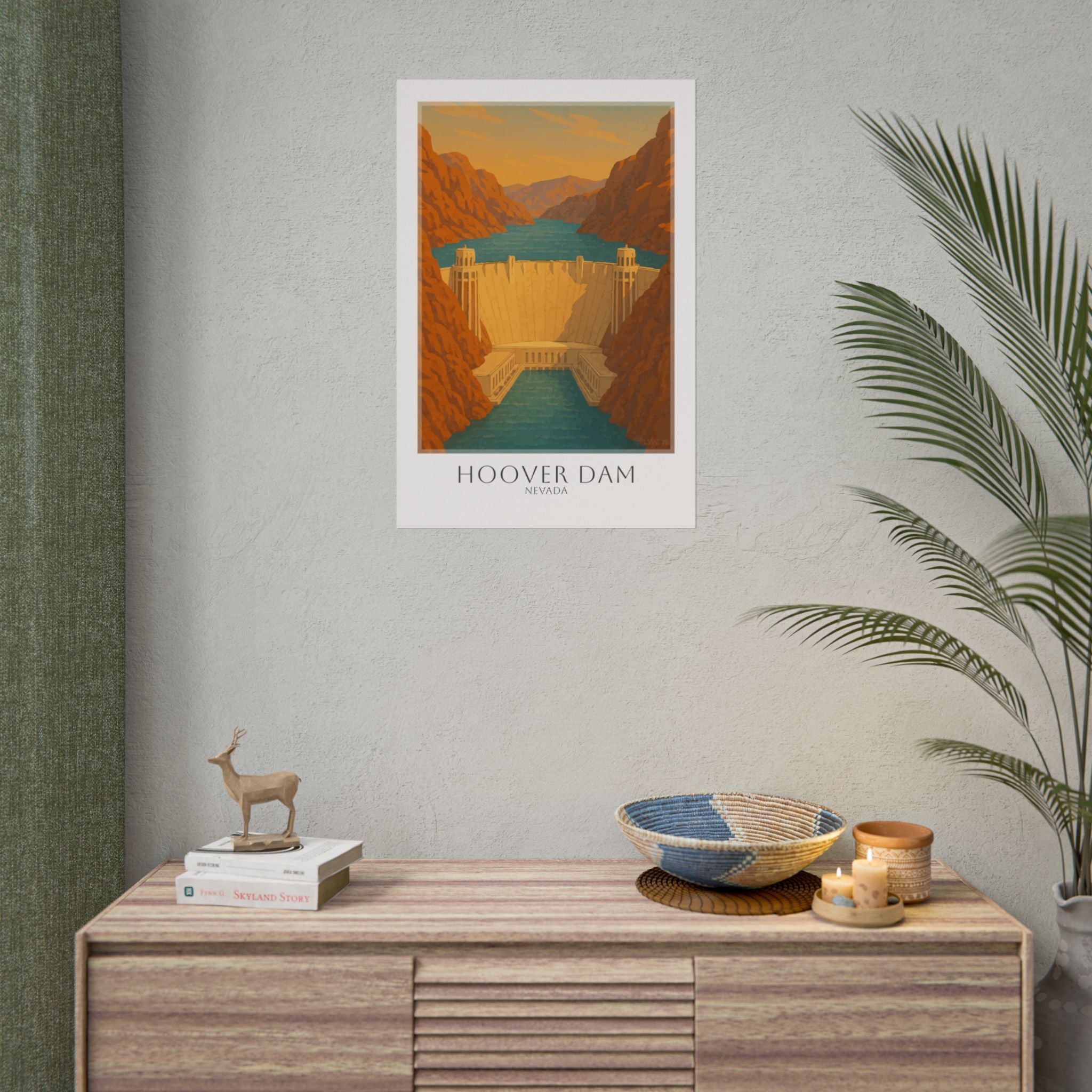 Hoover Dam Travel Poster