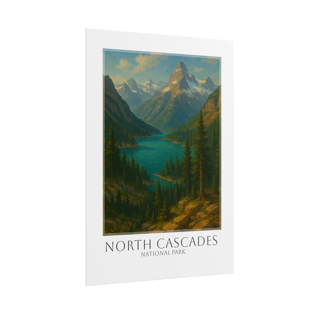 NORTH CASCADES * Travel Poster * National Park Wall Art