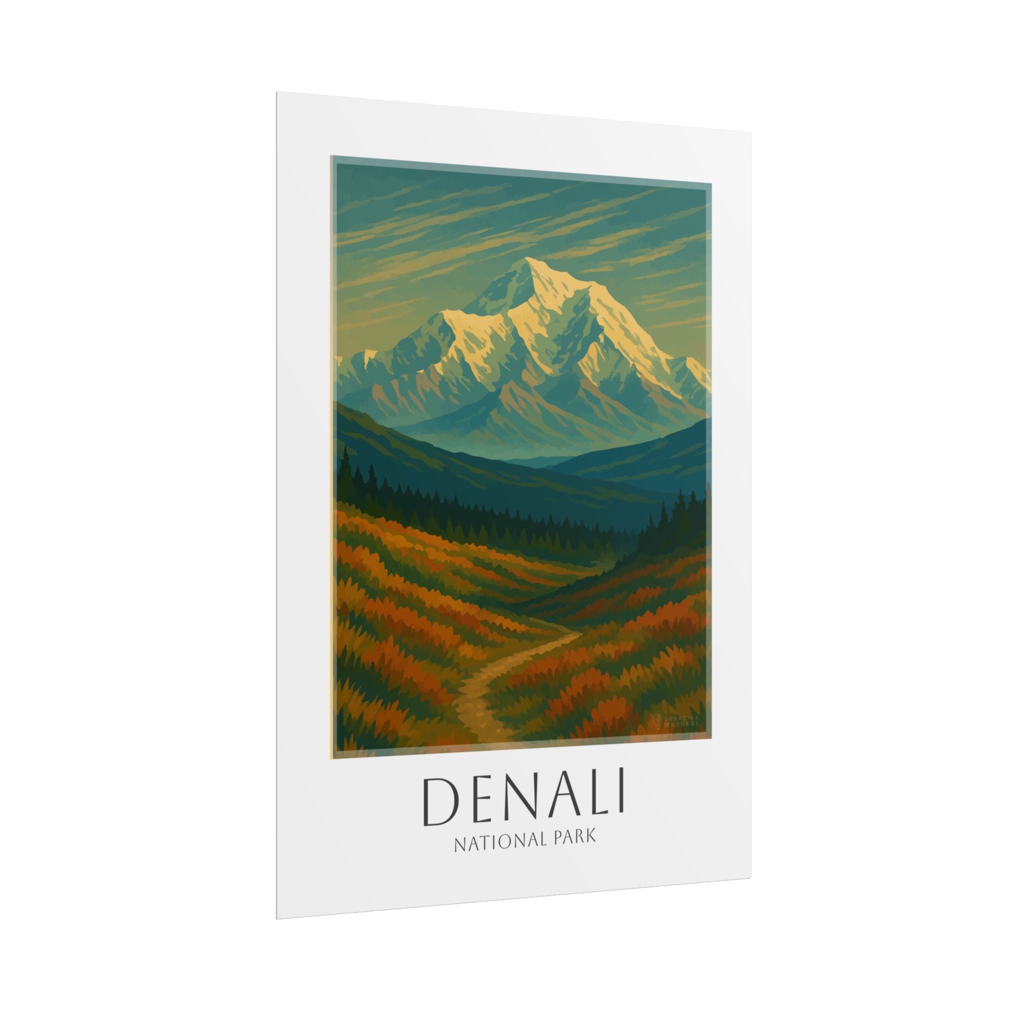 DENALI * Travel Poster * National Park Wall Art
