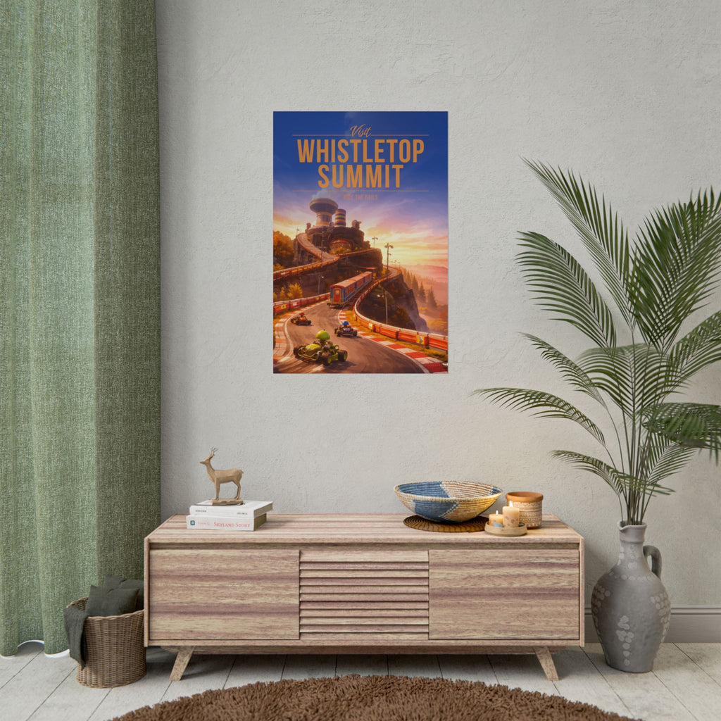 Whistletop Summit Travel Poster