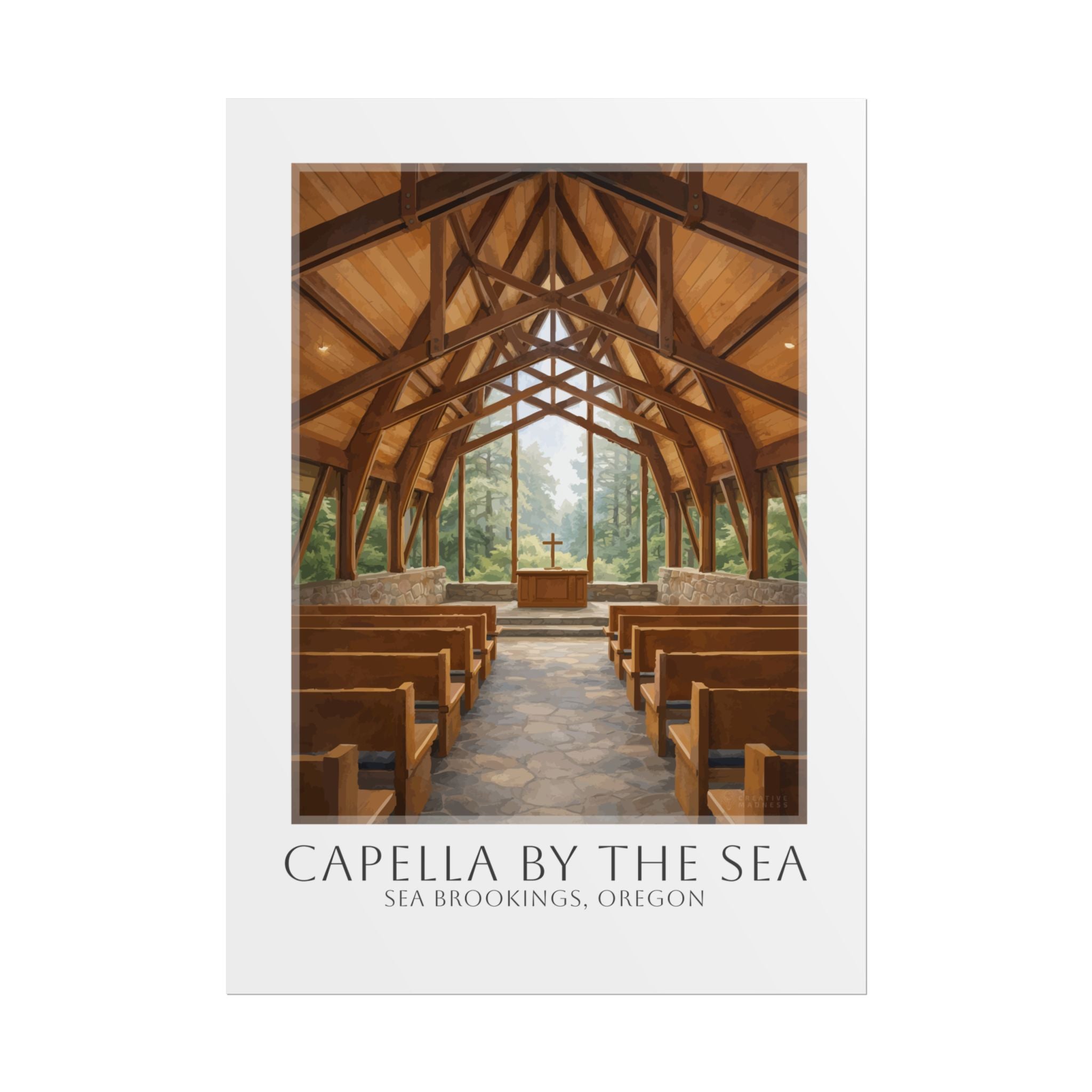 Capella By The Sea Travel Poster