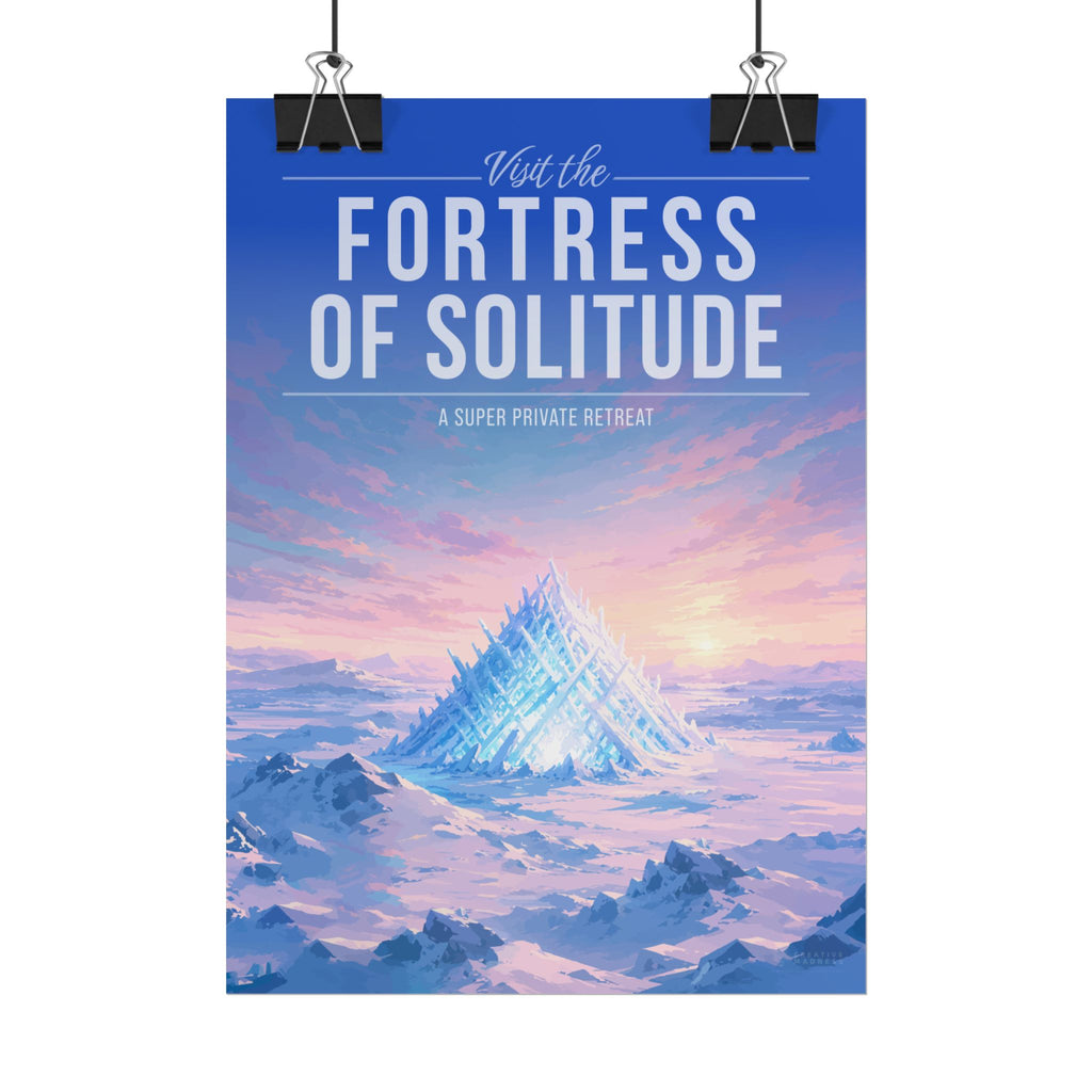 Fortress Of Solitude Travel Poster