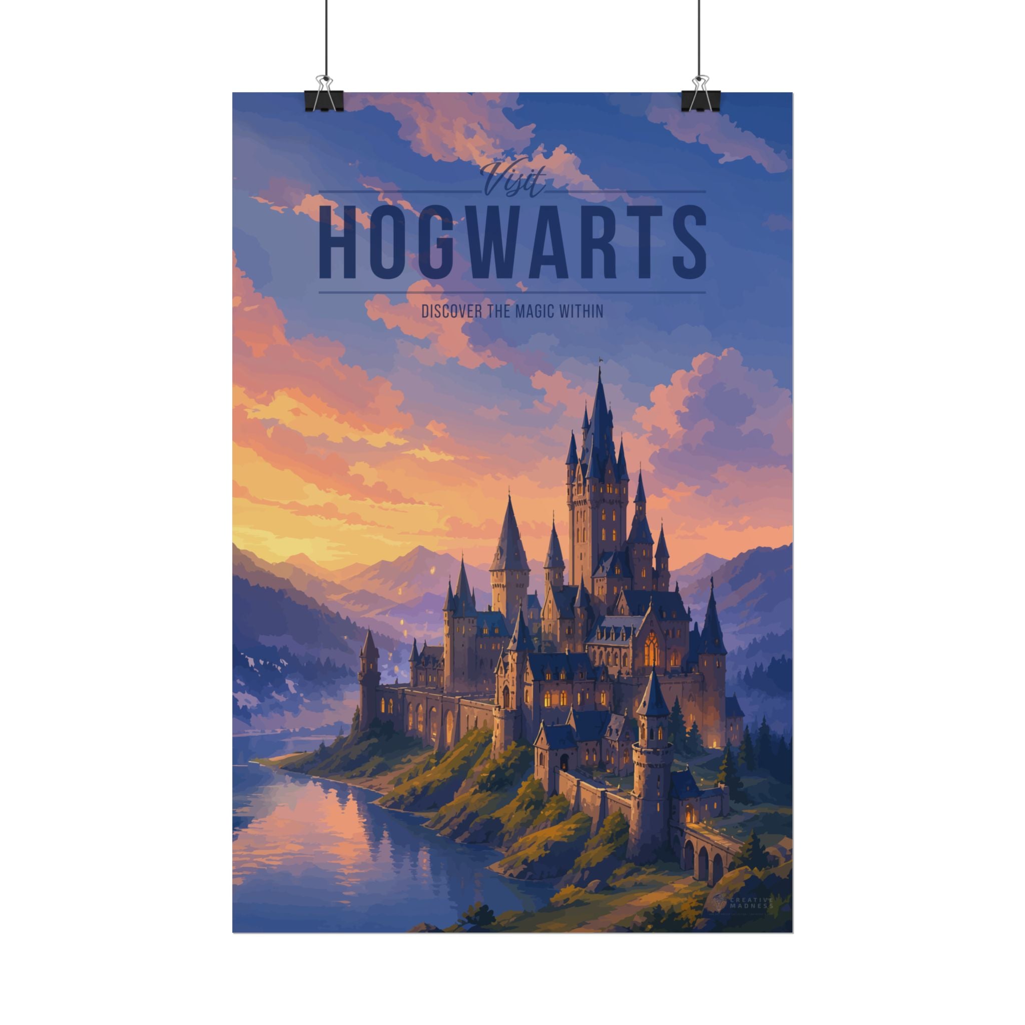Hogwarts Travel Poster