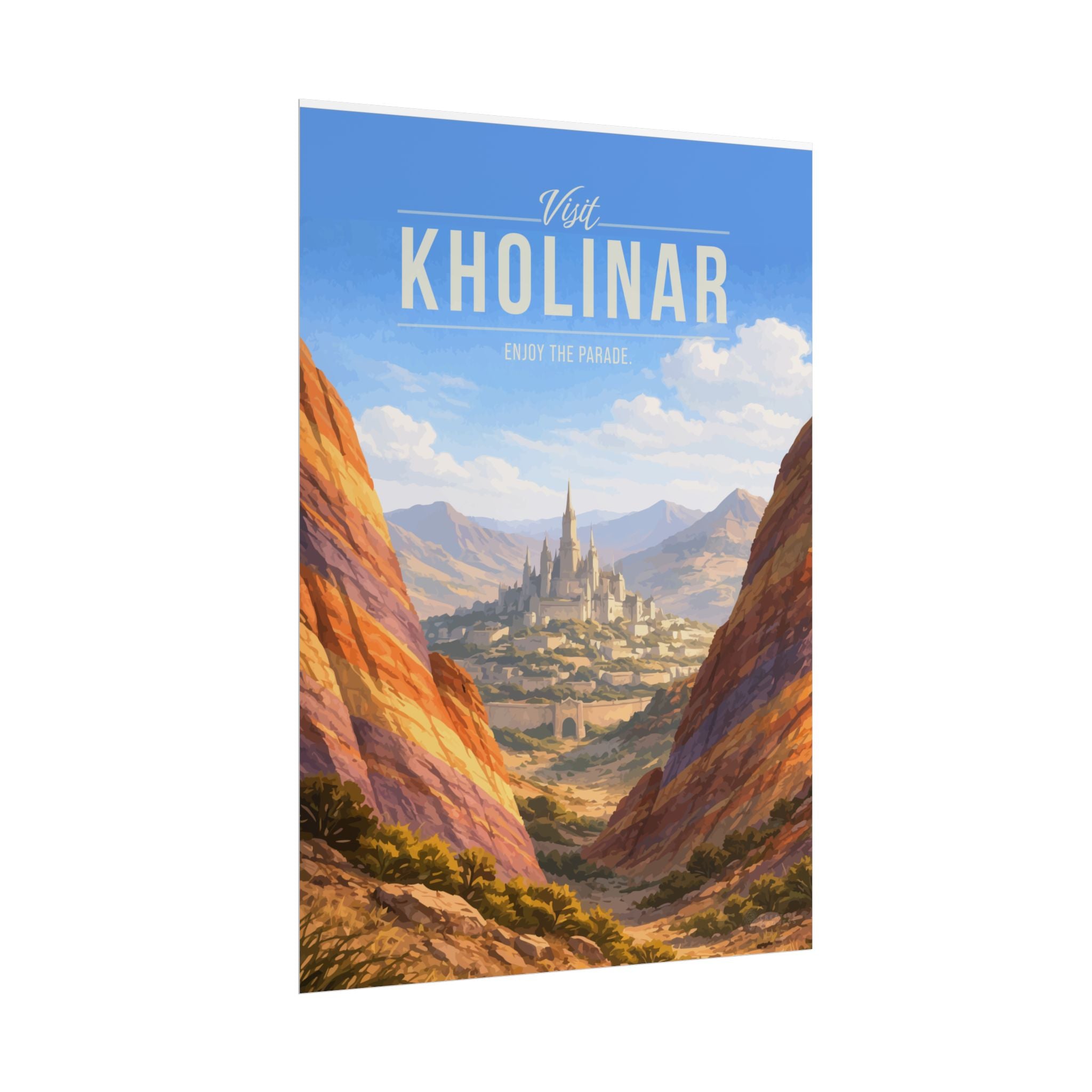 Kholinar Travel Poster