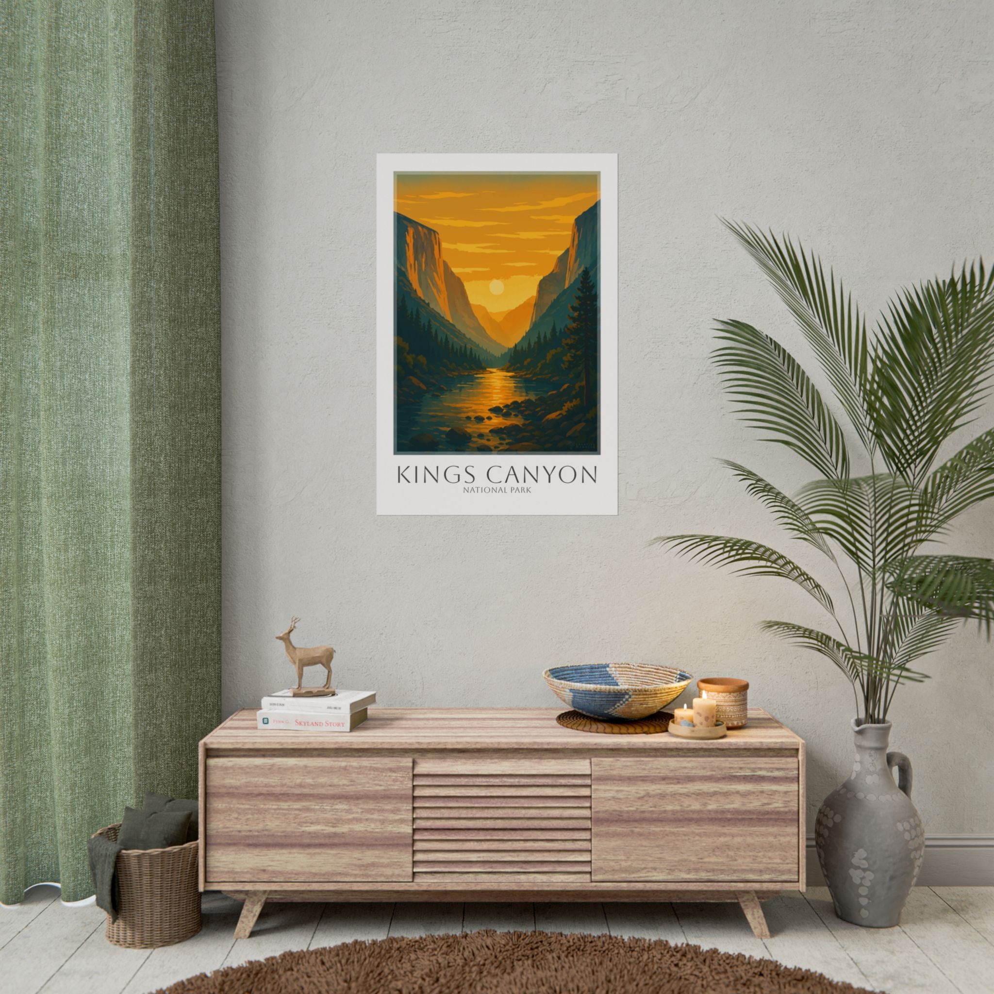 KINGS CANYON * Travel Poster * National Park Wall Art