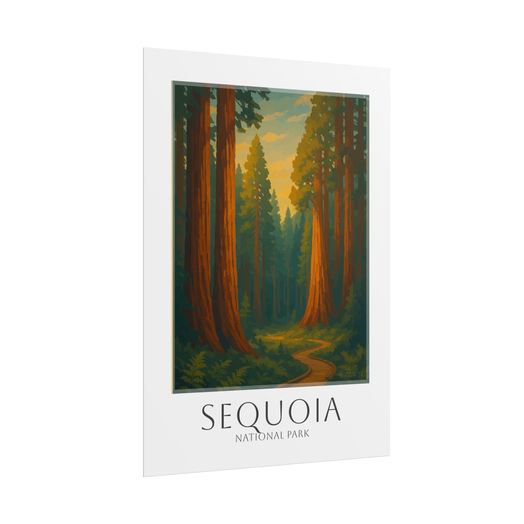 SEQUOIA  * Travel Poster * National Park Wall Art