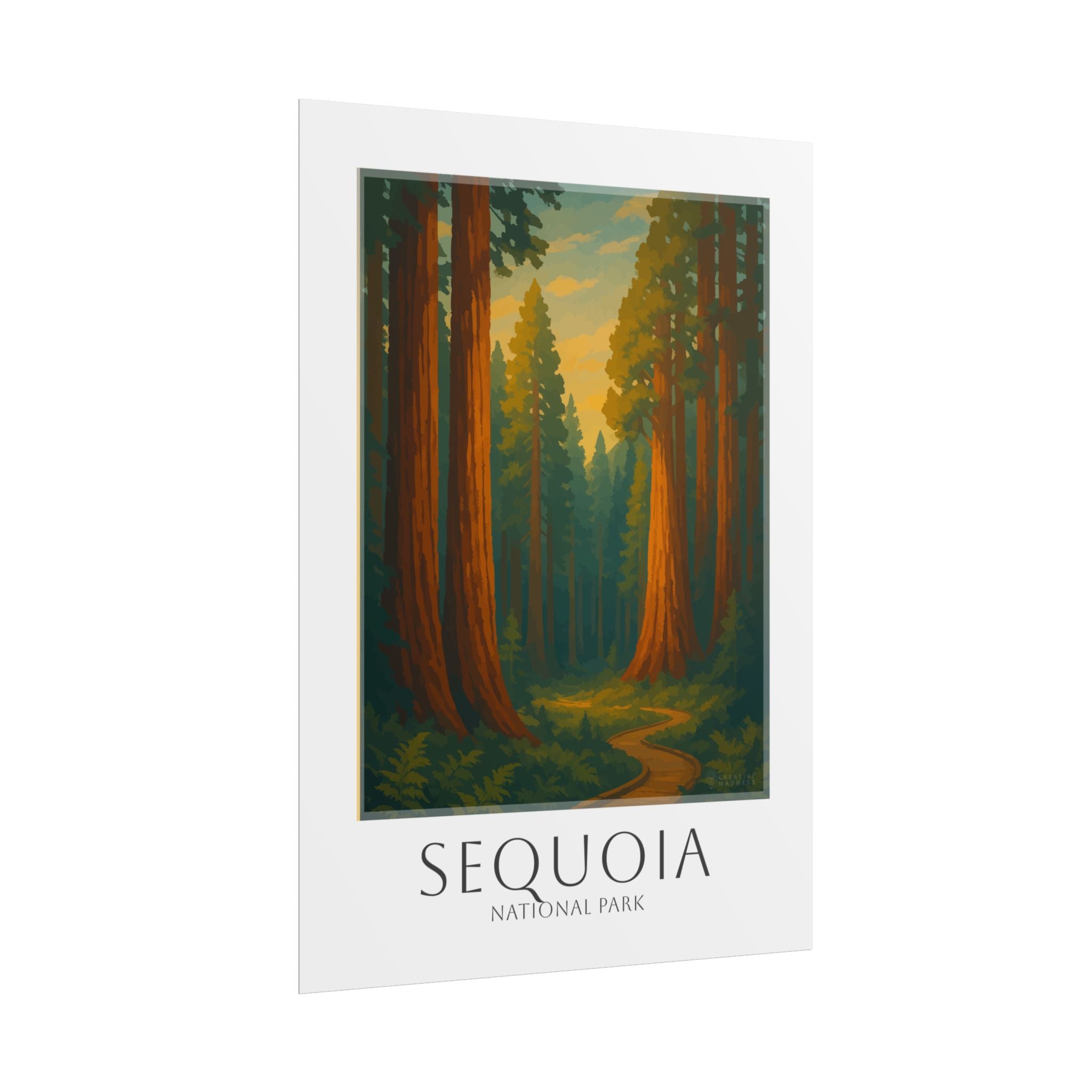 SEQUOIA  * Travel Poster * National Park Wall Art