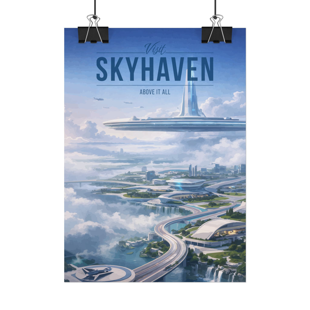Skyhaven Travel Poster