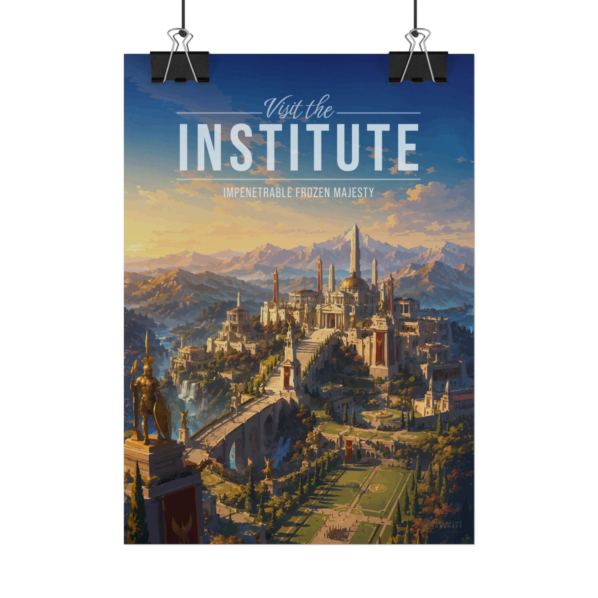 The Institute Travel Poster