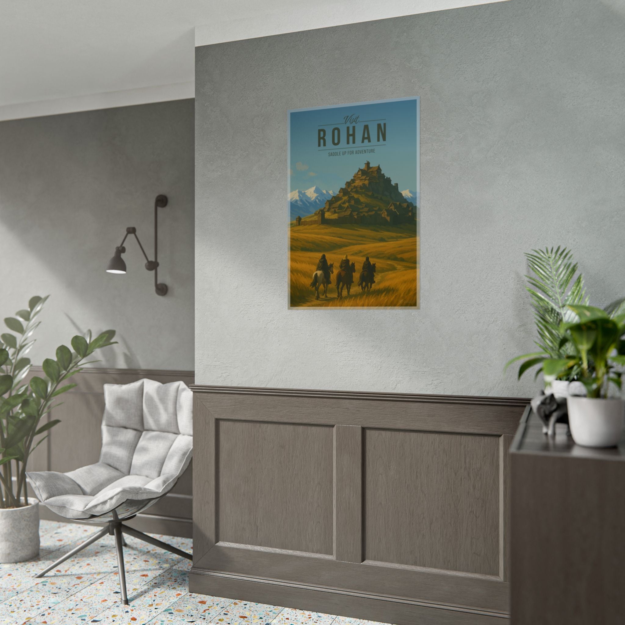 Rohan Travel Poster