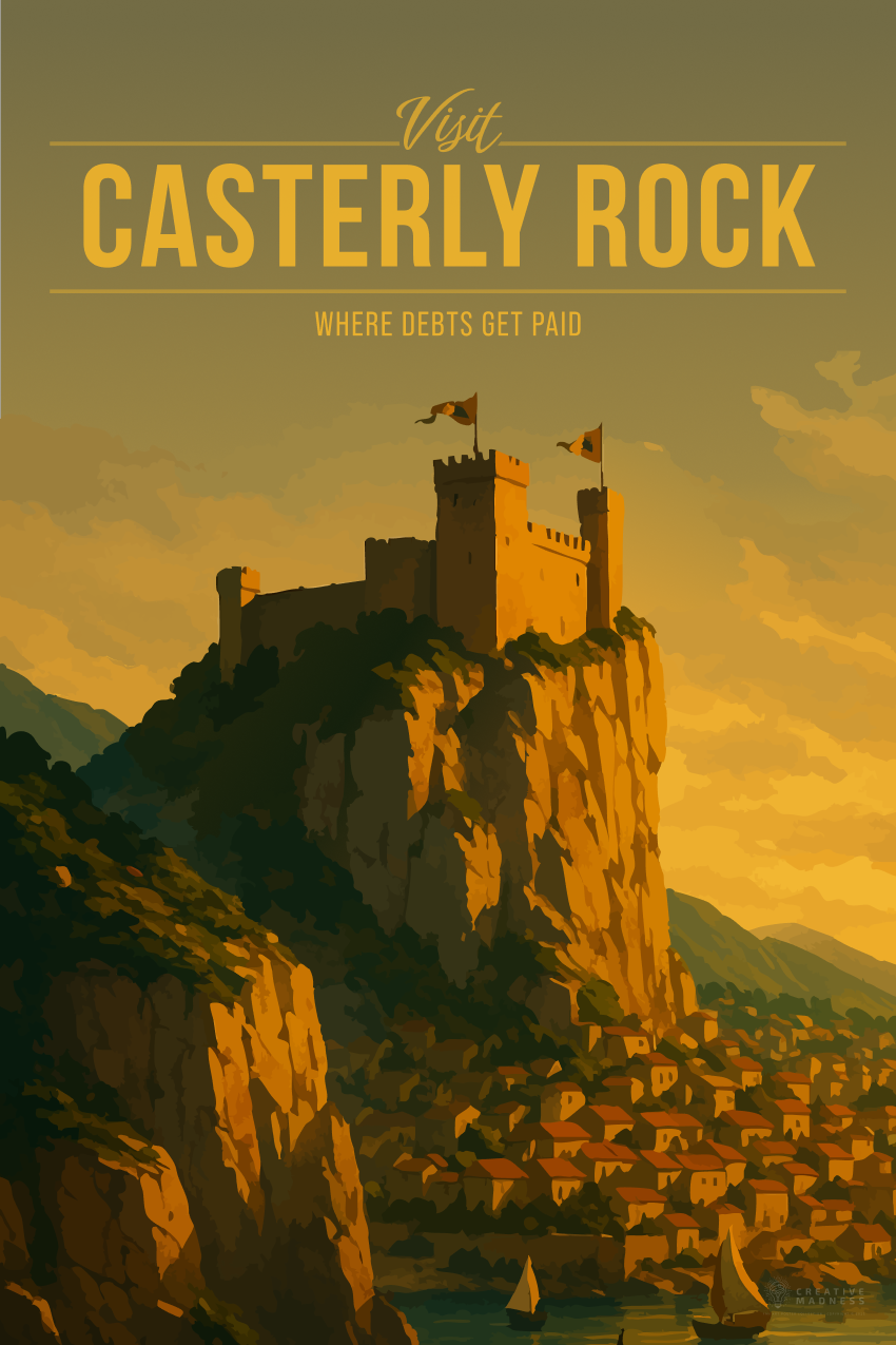 Casterly Rock Travel Poster