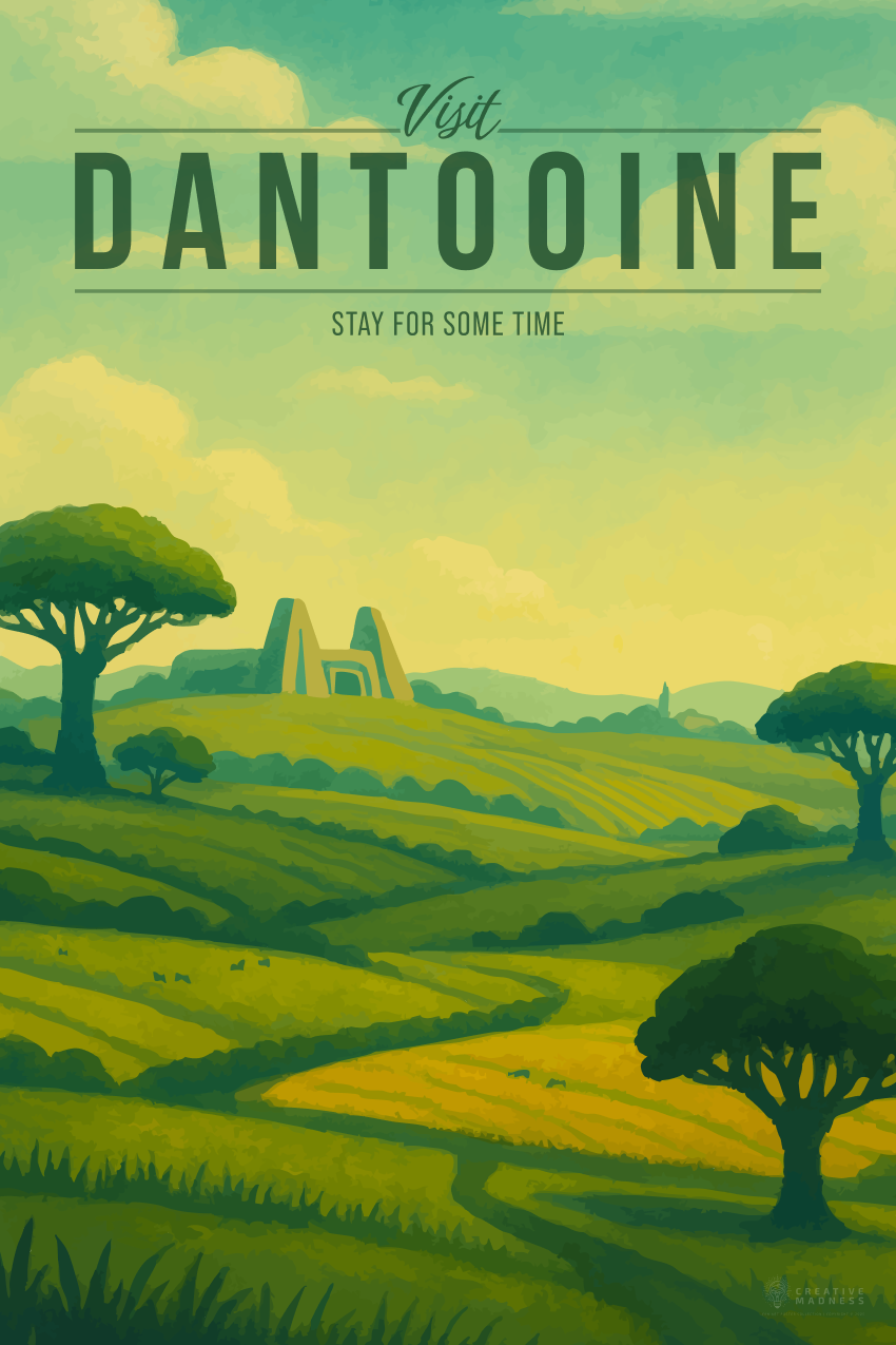 Dantooine Travel Poster