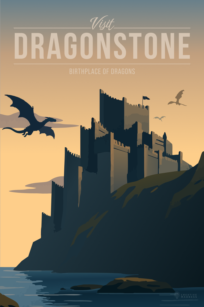 Dragonstone Travel Poster
