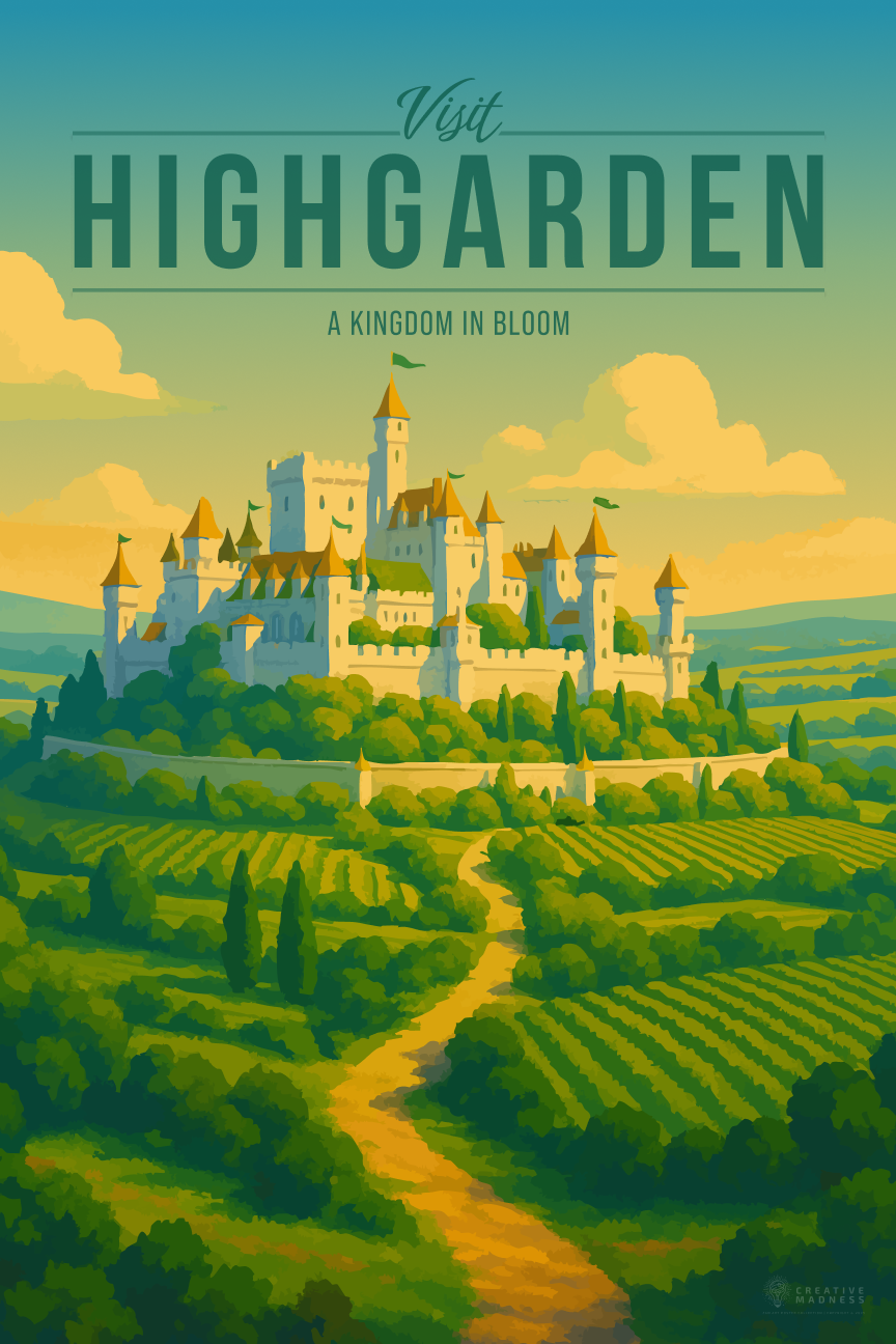 Highgarden Travel Poster