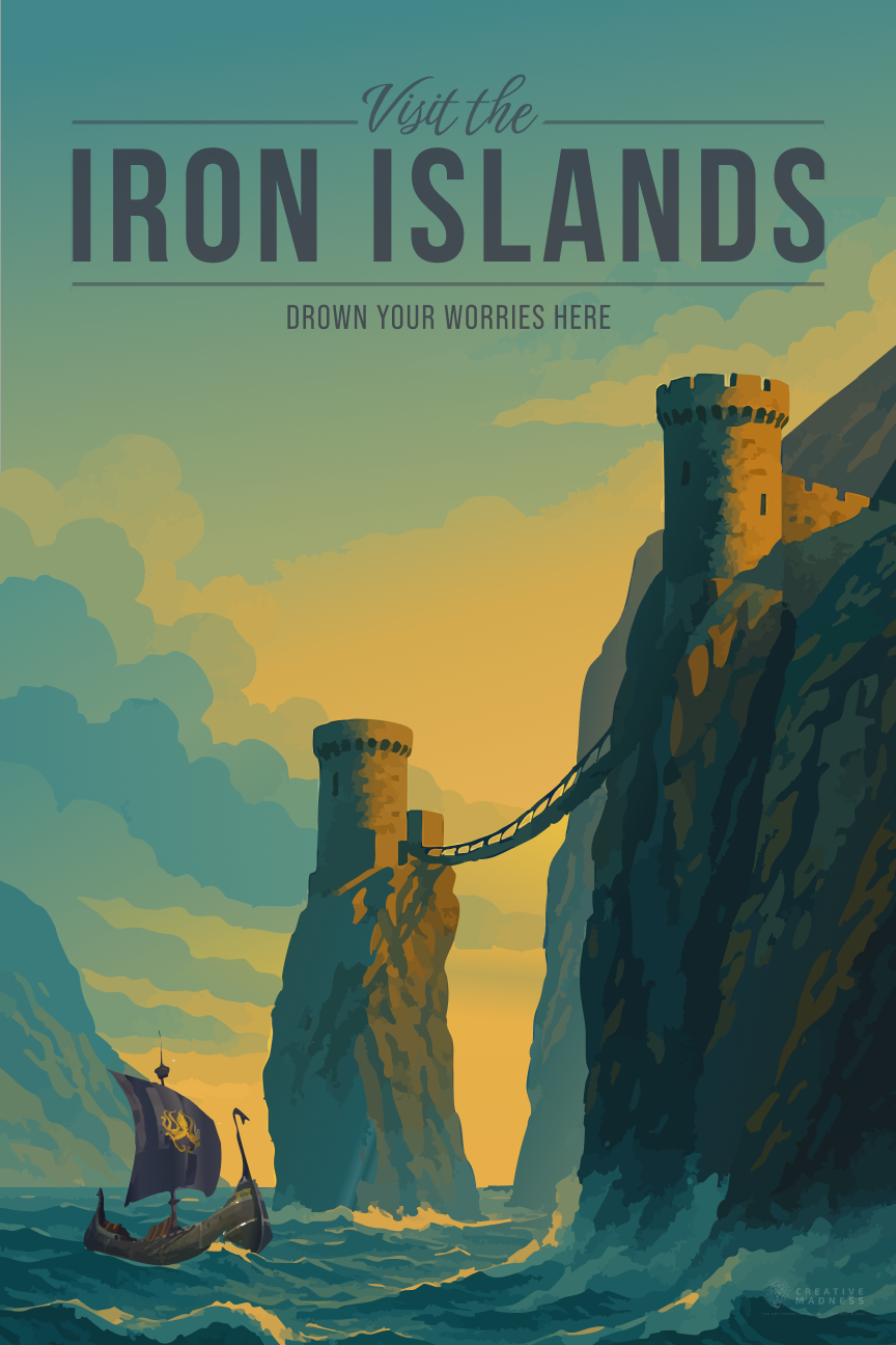 Iron Islands Travel Poster