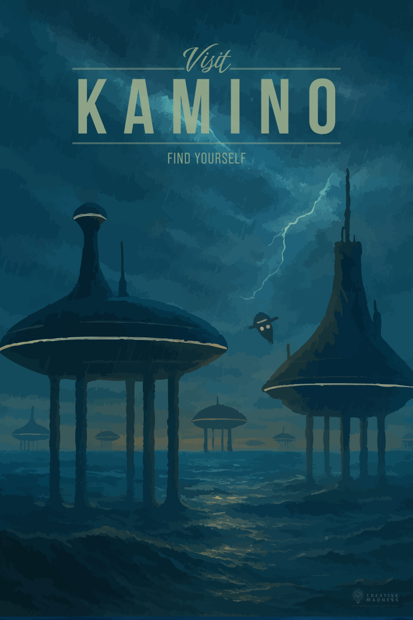 Kamino Travel Poster