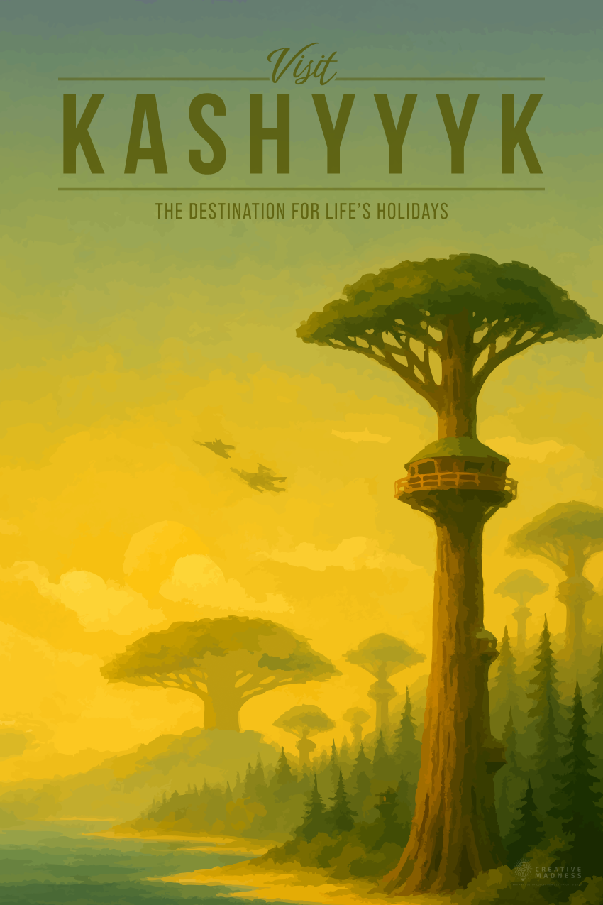 Kashyyyk Travel Poster