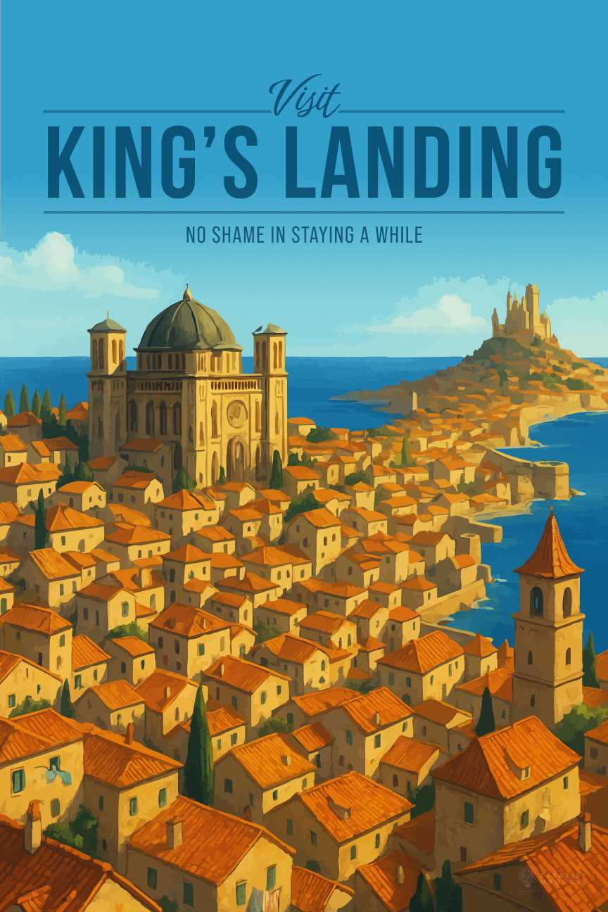 King's Landing Travel Poster