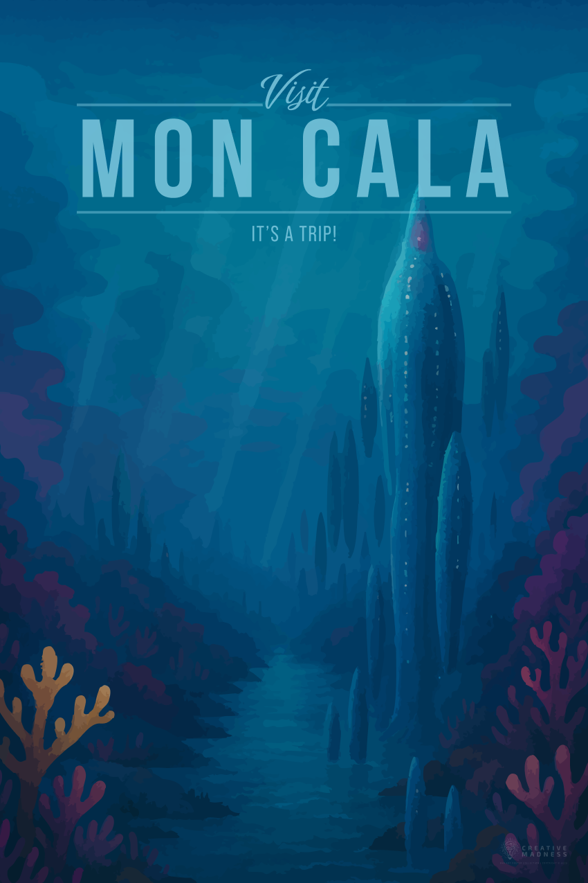 Mon Cala Travel Poster