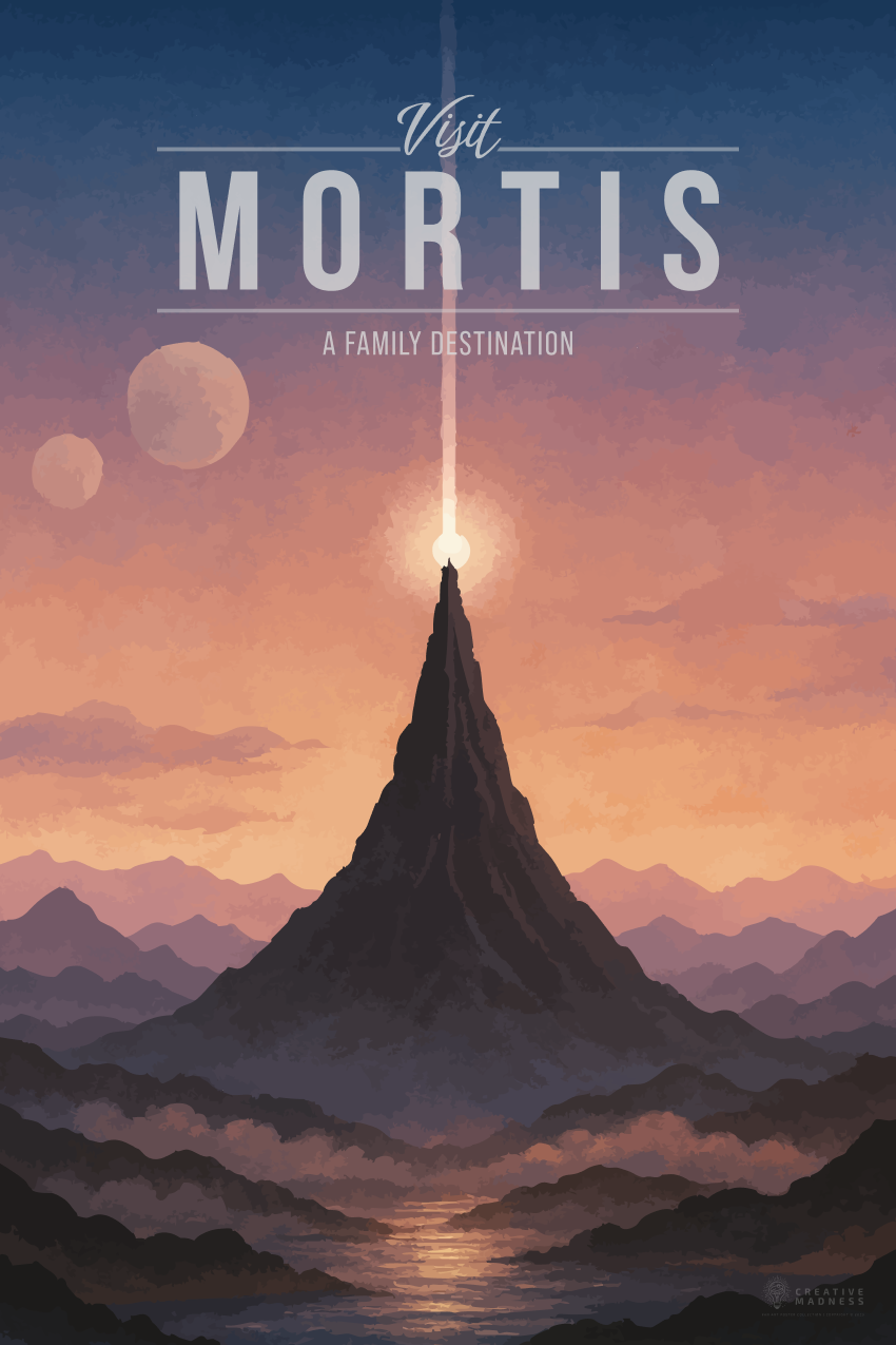 Mortis Travel Poster