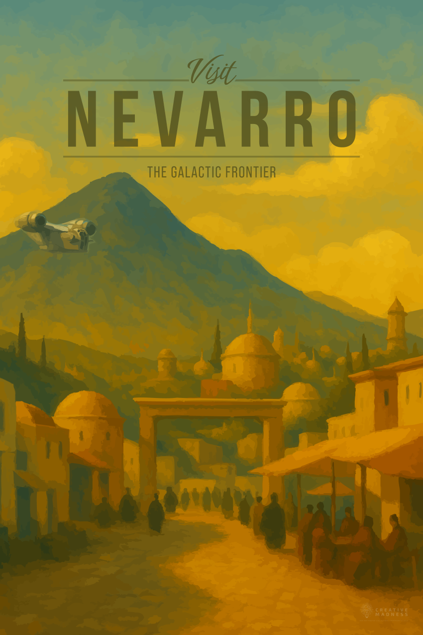Nevarro Travel Poster
