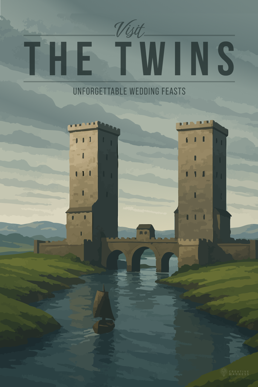 The Twins Travel Poster