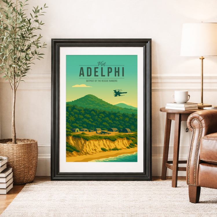 Adelphi Travel Poster