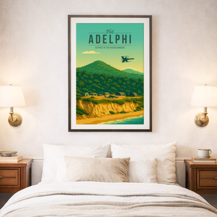 Adelphi Travel Poster