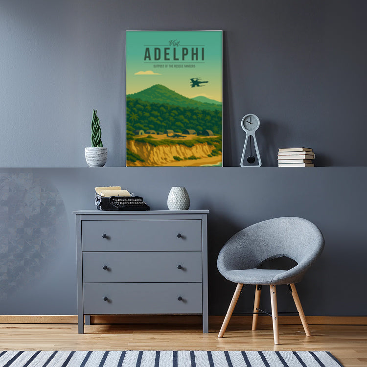 Adelphi Travel Poster