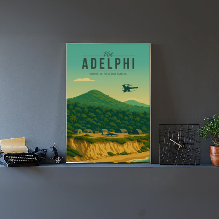 Adelphi Travel Poster