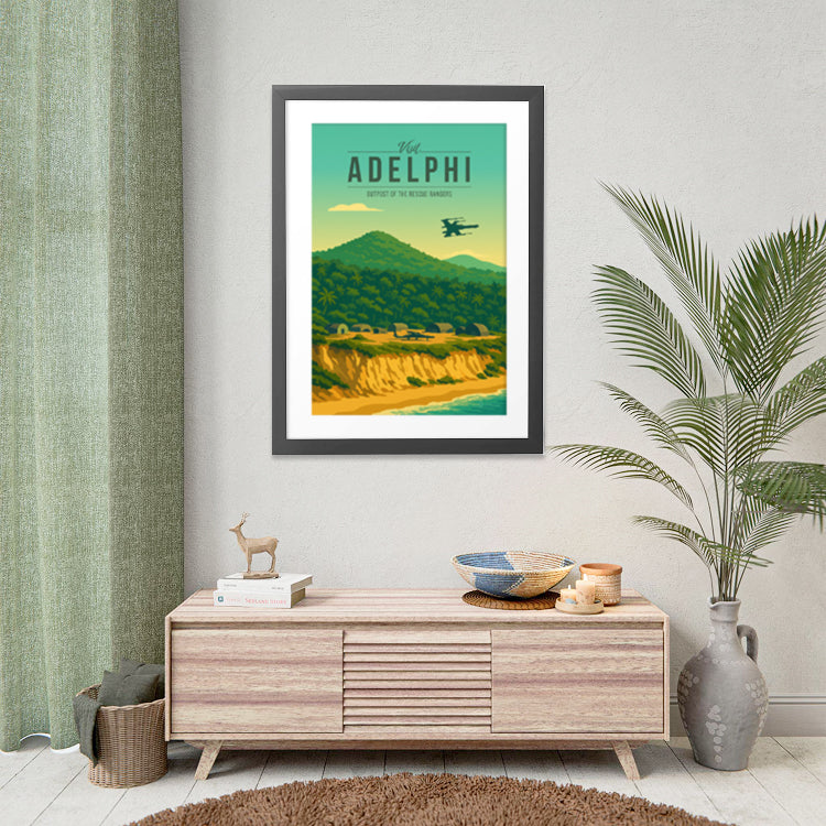 Adelphi Travel Poster