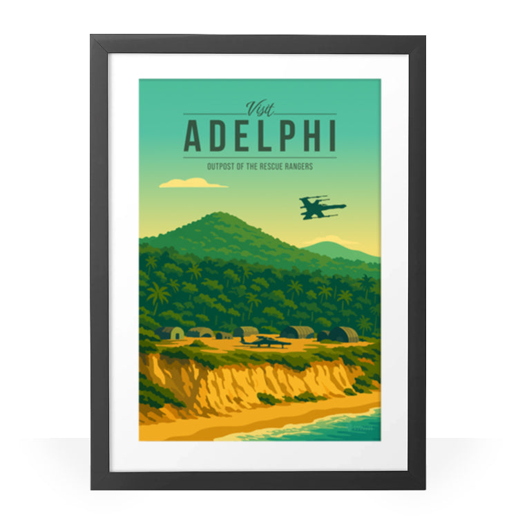 Adelphi Travel Poster