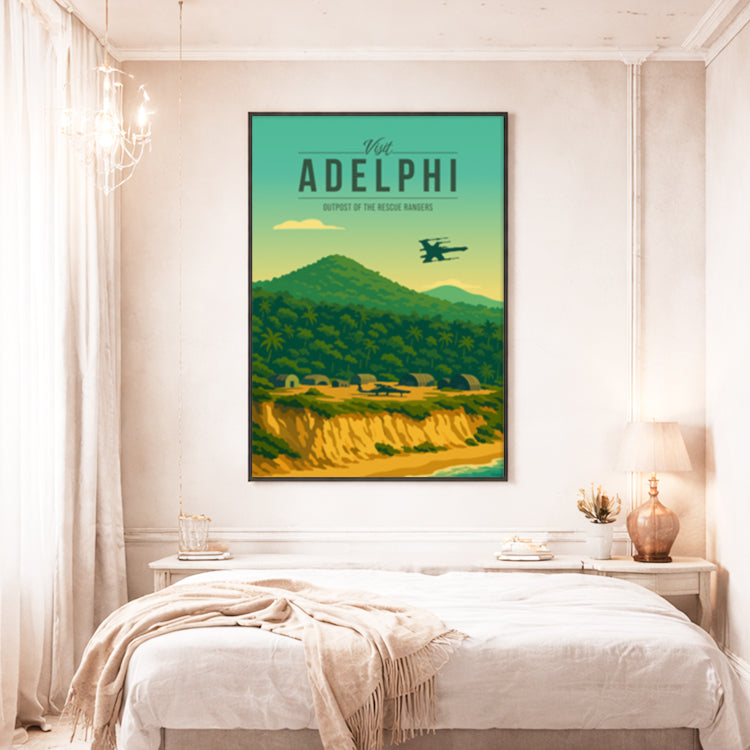 Adelphi Travel Poster
