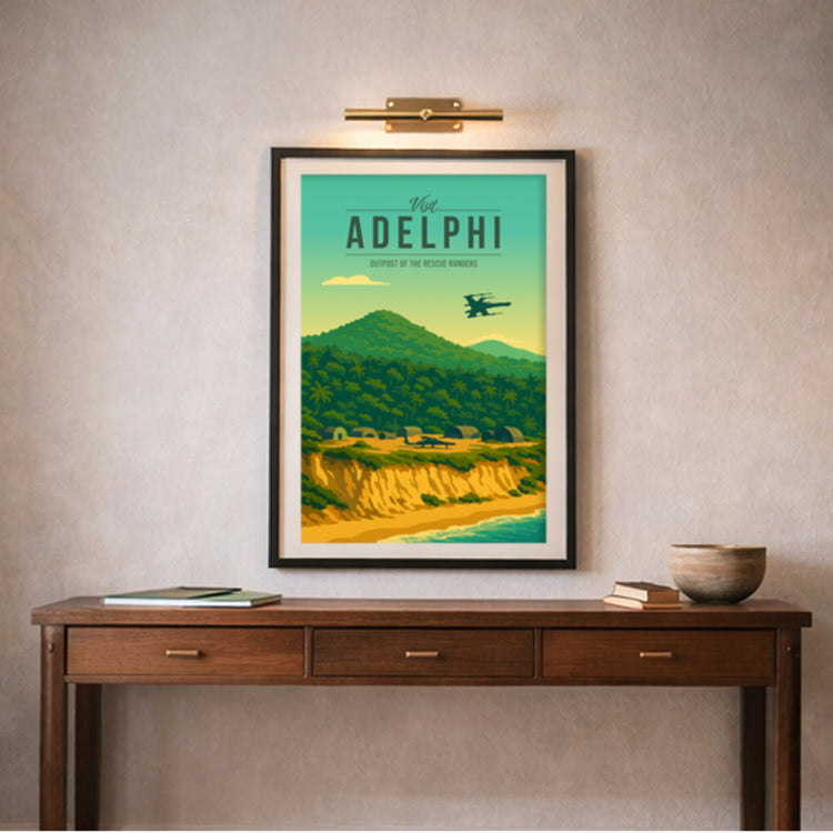 Adelphi Travel Poster
