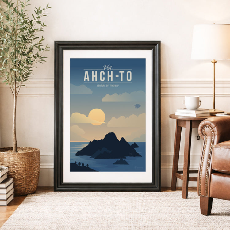 Ahch-To Travel Poster