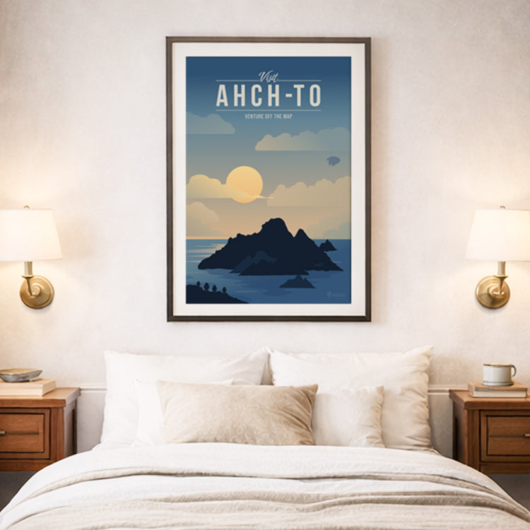 Ahch-To Travel Poster