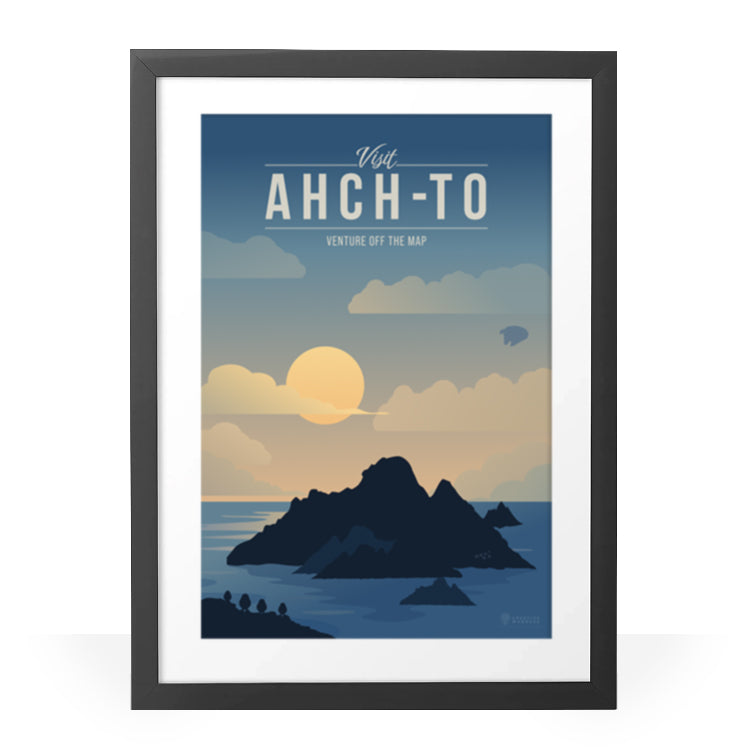 Ahch-To Travel Poster