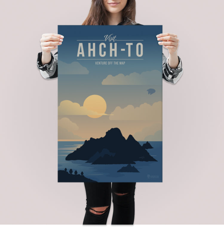 Ahch-To Travel Poster
