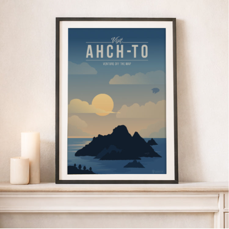 Ahch-To Travel Poster