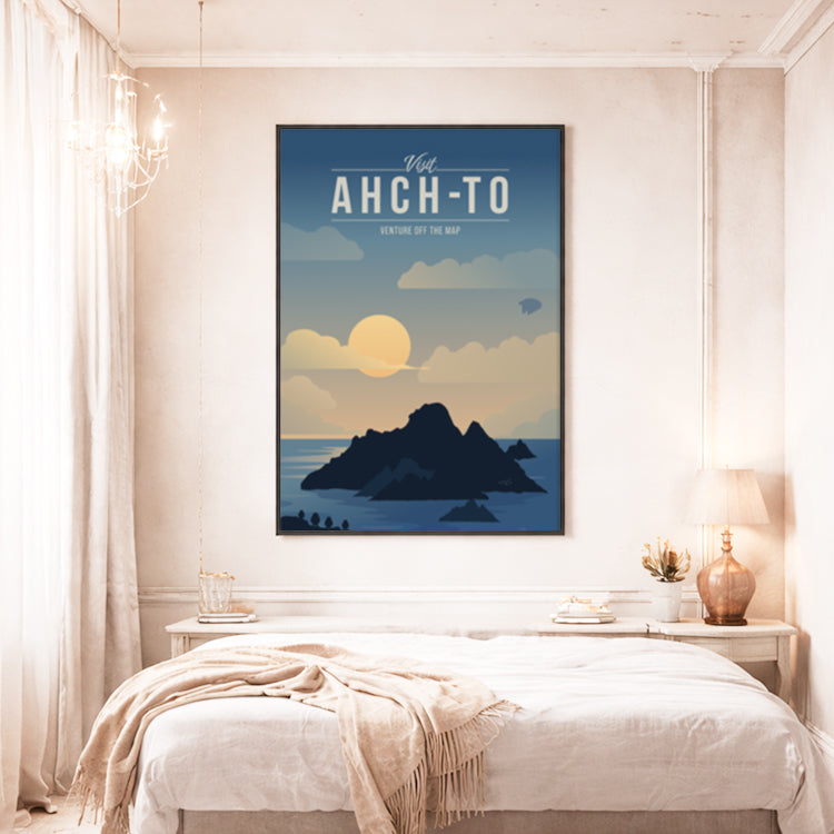 Ahch-To Travel Poster